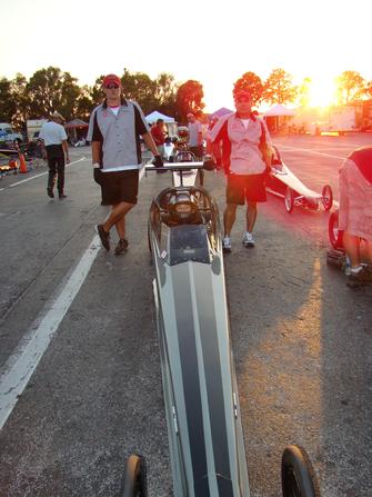 Gone in 60 seconds, NHRA Jr dragster