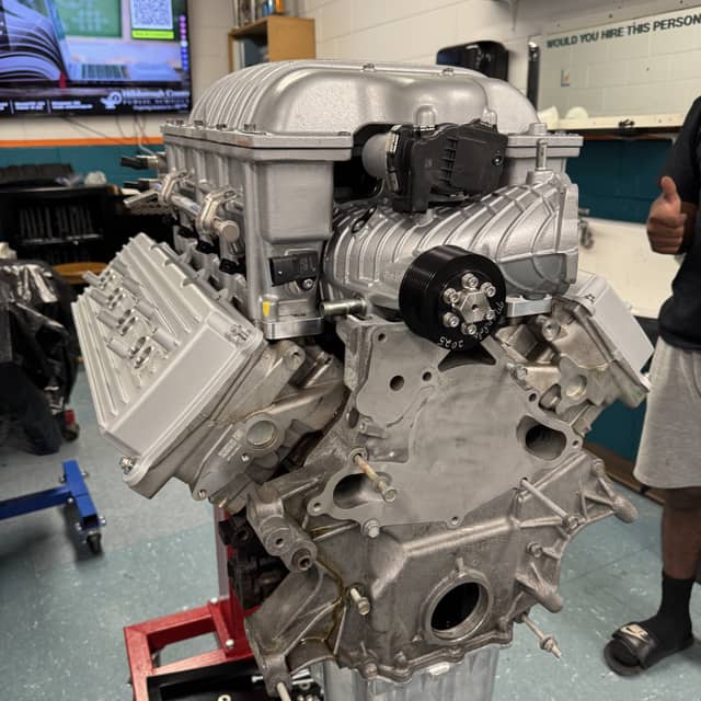 supercharged engine